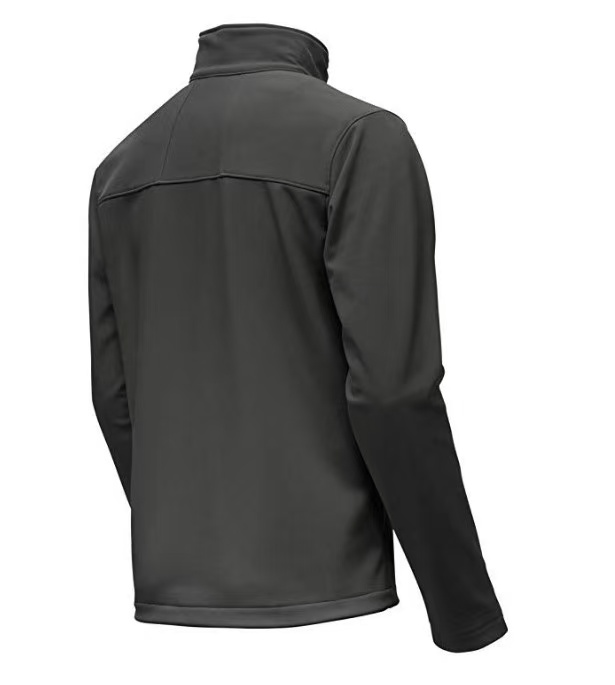 Black jacket white background back thumbnail